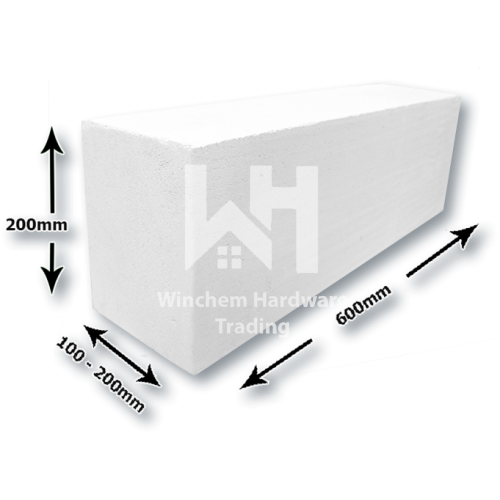 Alamcon Light Weight Block 600mm X 200mm X 100mm